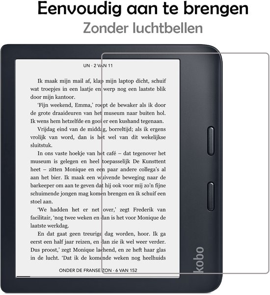 Hoes Geschikt voor Kobo Libra 2 - E-reader Bescherm Hoesje Case Sleep Cover Met Screenprotector - Hoes Geschikt voor Kobo Libra 2 Hoesje - Eenhoorn — afbeelding 5