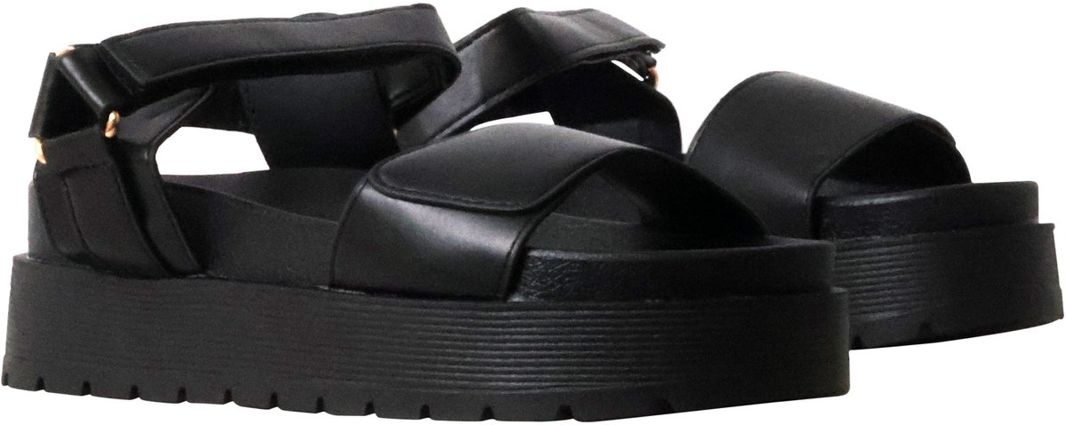 Joalice-sandalen met sleehak en klittenband