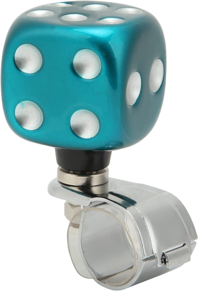 Stuurwiel Spinner met Dobbelstenen Vorm voor Auto's, Vrachtwagens en Boten - Ergonomisch en Handig Accessoire