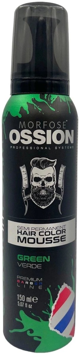 Morfose Ossion Semi Permanent Hair Color Mousse Green 150ml