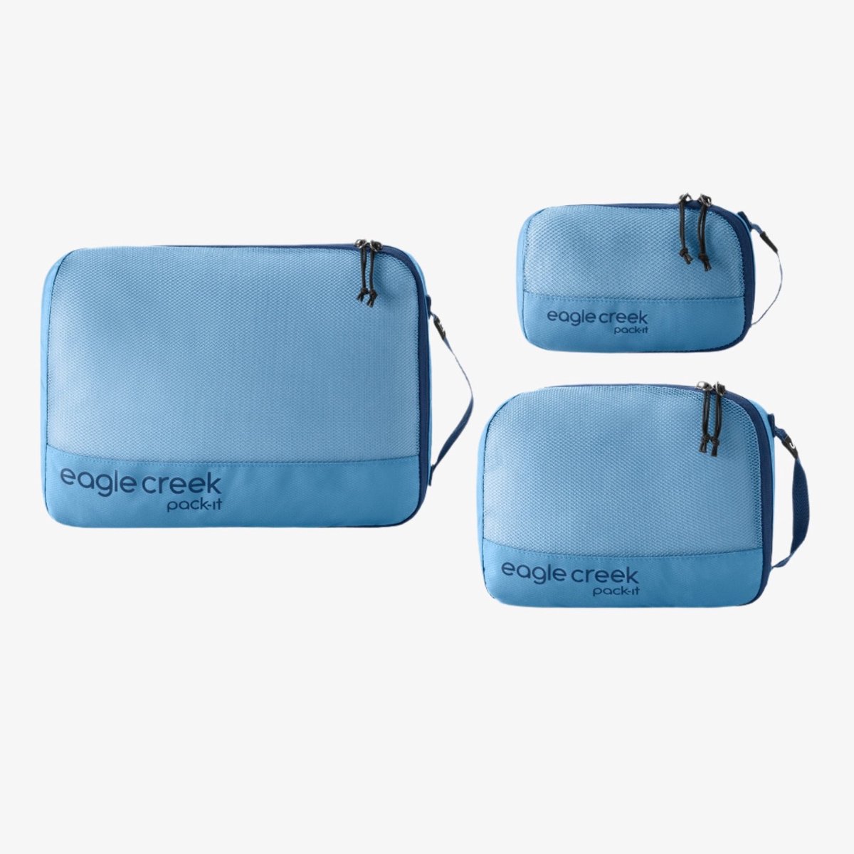 Eagle Creek Pack-It Reveal Cube Set XS/S/M 3-delig - opbergzak (blue dawn)