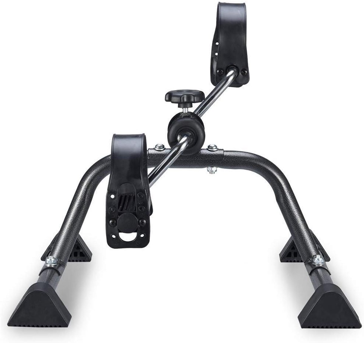 Pedaaltrainer - Voet Fiets - Revalidatie Thuis - Verstelbare Weerstand - 41x46x25cm - Zilver