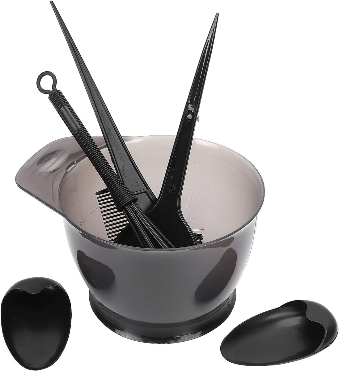 Professionele Haarkleur Set met Mengkom, Haarverfkwasten en Kam - Perfect voor Thuis en Kapperssalons, Kleurmixen en Haarverzorging