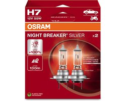 Osram Night Breaker Serie - Voertuigverlichting - H7 Lamp - Zilver - Lange Levensduur