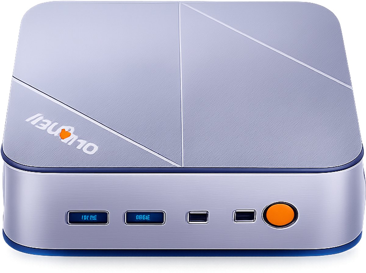 Ninkear M8 Mini PC - AMD Ryzen 7 8745HS - Mini Desktop Computer met Dual 2.5G LAN - Compact en Krachtig - Windows & Ubuntu - Grijs