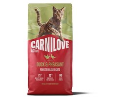 Carnilove duck / pheasant for All breed sterilised adults - 6 kg - 1 stuks