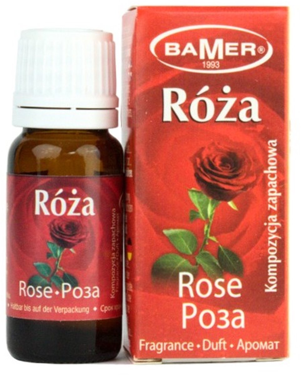 BAMER Etherische Olie Roos 7 ml - 100% Natuurlijk, Aromatherapie