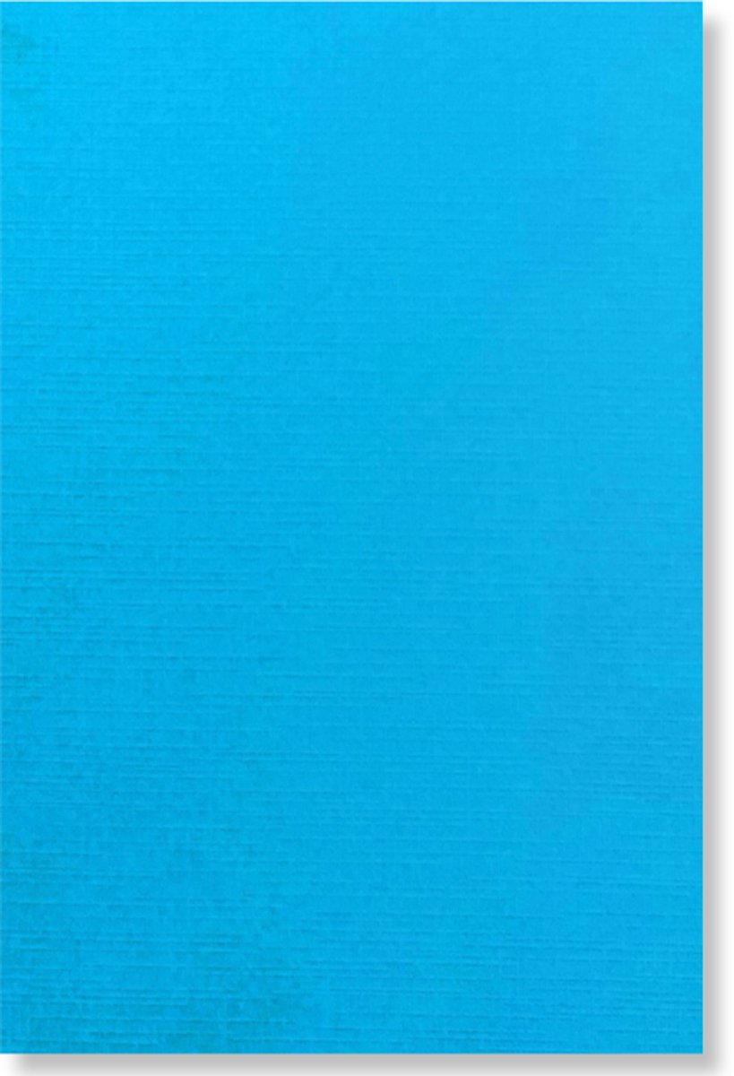 20 Linnen Kaarten papier - A4 - Hemelsblauw - Cardstock - 29,7x21cm - 240 grams - Karton