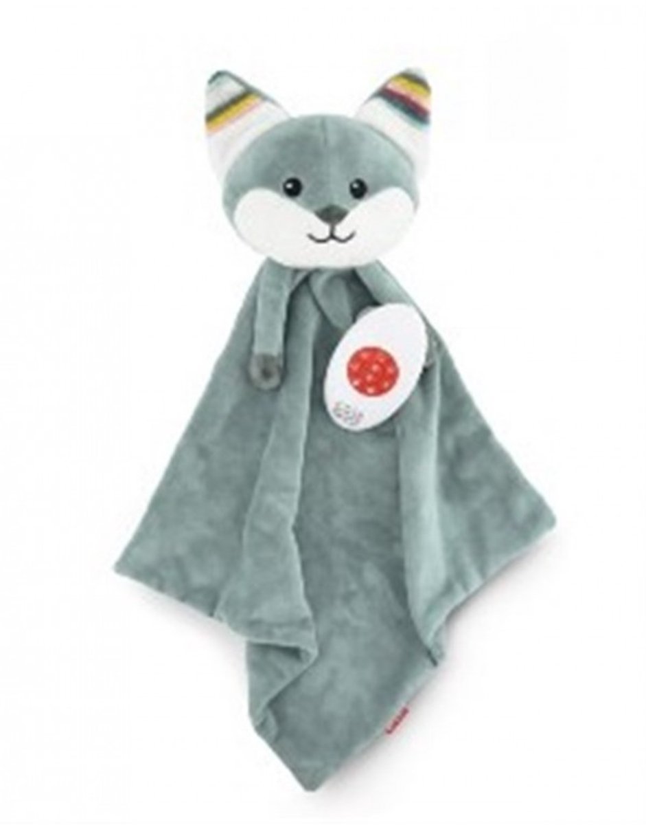 Zazu Felix de Vos - Heartbeat & White Noise Knuffeldoekje - Blauw - 35 cm — afbeelding 11