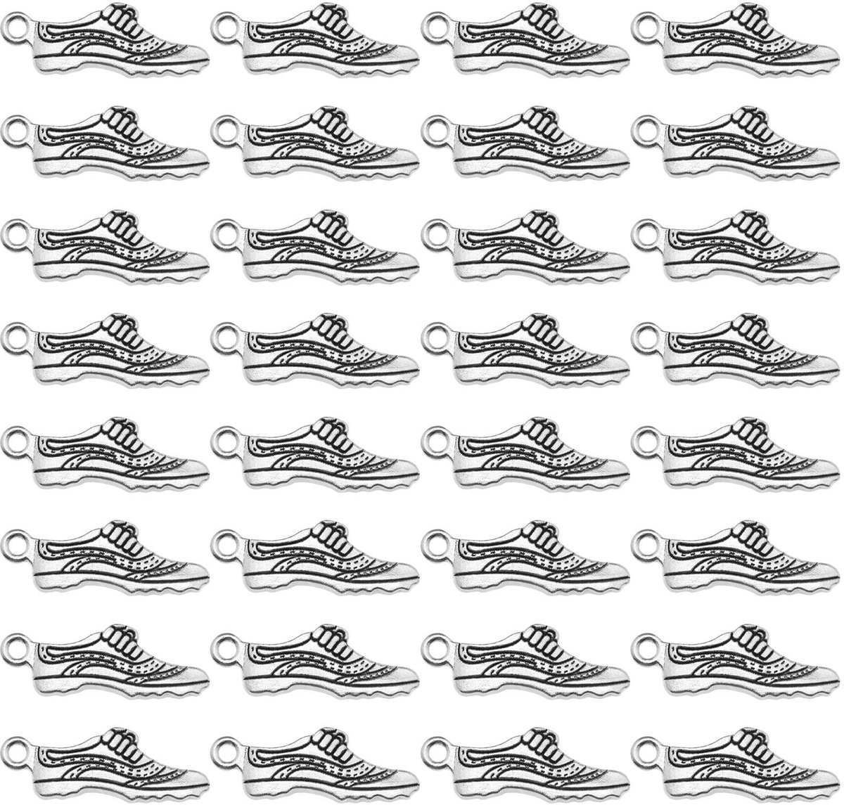 Dailygoods - Set van 60 Voetbal Schoen Bedels voor Sieraden Maken
