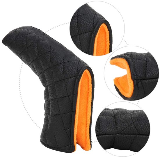 NTH products- Headcover Professioneel - PU-lederen Driver Hoes - Dikker Pluche Binnenkant - Magnetische Sluiting - Waterdicht - Duurzaam Vakmanschap - Putterhoes van Nth Products — afbeelding 5