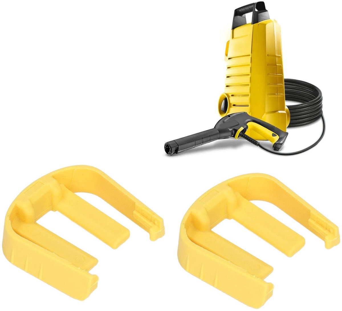 Dailygoods- Snelkoppeling Praktisch Vervangingsonderdeel - C Clip - Autowasmachine - Geschikt voor Karcher K2/K3/K7 - Lichtgewicht - Kunststof - Aansluiting