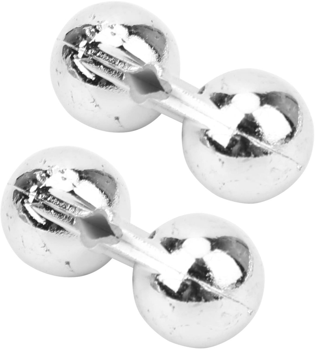 Dailygoods- Rammelaar Dubbel - 40 Stuks - Vissen Attractor - ABS Materiaal - Lichtgewicht - Corrosiebestendig - 31x15mm - Visaccessoire