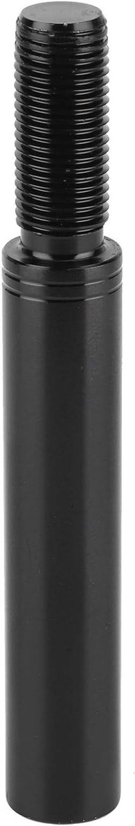 Zwarte Aluminium Versnellingsknop Verlenging van 3 Inch voor Handgeschakelde Versnellingspook M12 x 1.25, Verbeterde Grip en Comfort tijdens het Schakelen