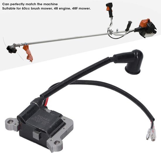 Dailygoods- Bobine voor Grasmaaier - Vervanging voor Bougie - Plug and Play - Eenvoudig te Bedienen - Geschikt voor Grastrimmer - Verhoogt Ontstekingsenergie - Ontstekingsspoel — afbeelding 5