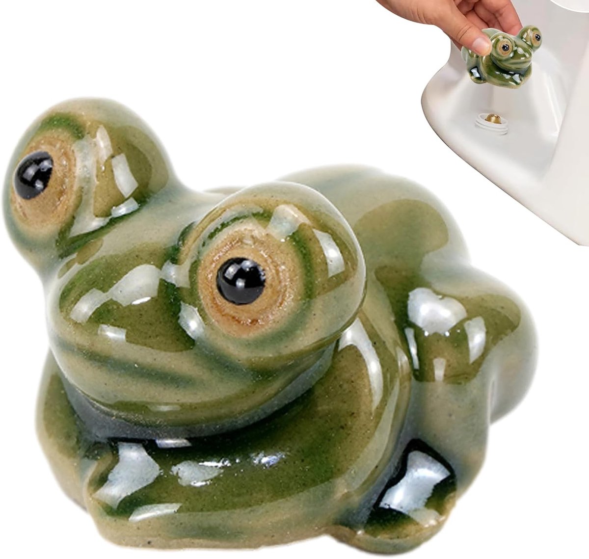 Toiletschroefdoppen decoratief - Opzetstukken toilet - Badkamer verfraaien - Gereedschapsloos te plaatsen - 6 x 4 x 45 cm - Wit