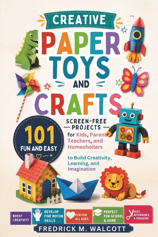 Creative Paper Toys and Crafts - cover