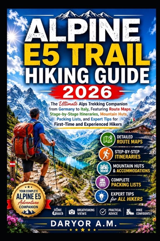 Nature Routes Travel- Alpine E5 Trail Hiking Guide 2026 - cover