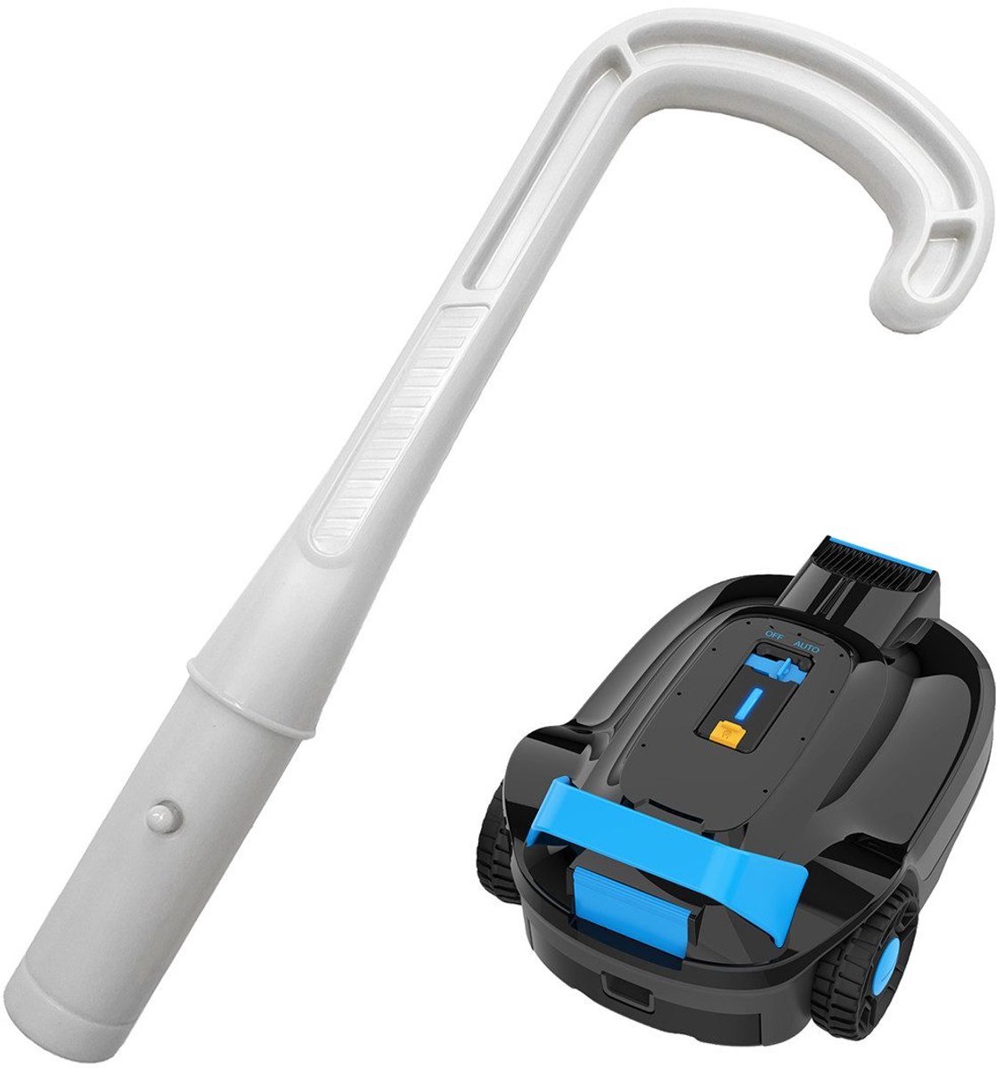 AIRROBO Poolhaken 1 Stuks - Kunststof - Accessoires voor Robot Zwembadreinigers - Slijtvast - Draagvermogen - Geschikt voor Telescopische Palen - Zwembadhaak