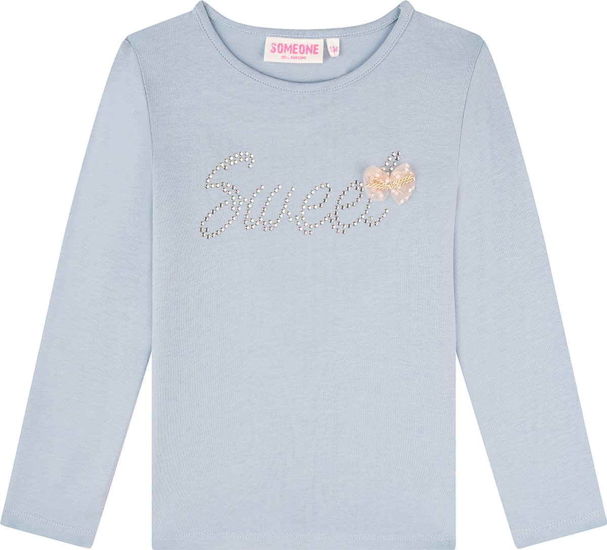 Someone OFELIA-SG-03-E Meisjes T-shirt - LIGHT BLUE