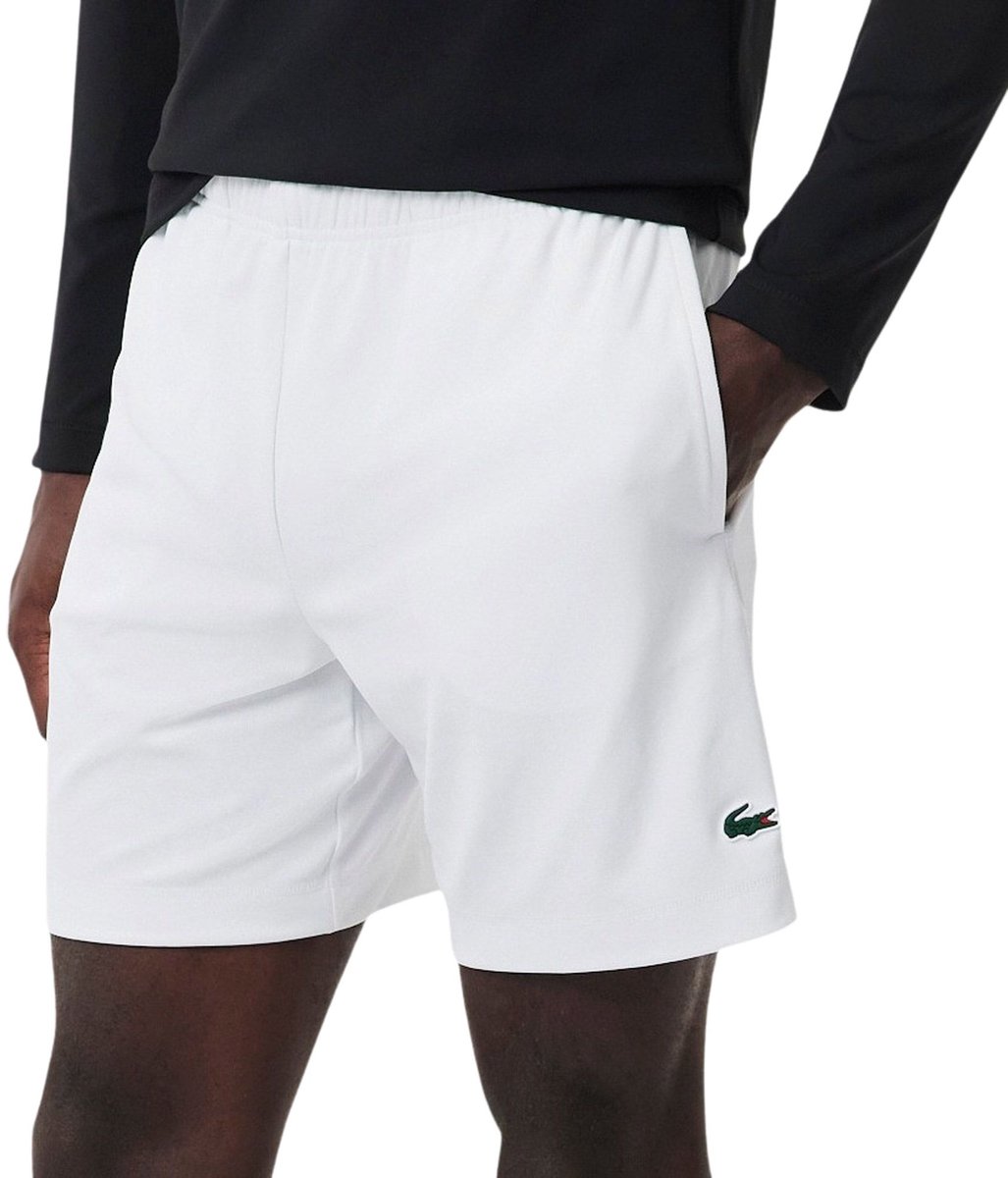 Lacoste Ultra Dry Sport Short Heren Wit