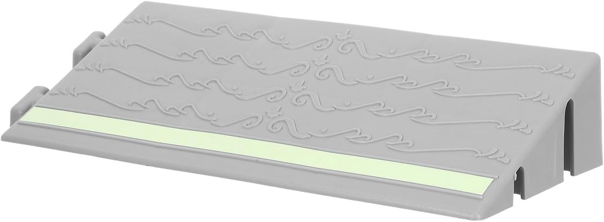 Drempelhulp - Oprijplaat - Robotstofzuiger - Lichtgewicht Plastic - 30 x 13 x 6 cm - Grijs