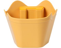 Espresso Afvalbak - Koffie Afvalbak - Koffie Resten Verwerken - Stabiele Anti-slip Basis - 126 cm - Geel