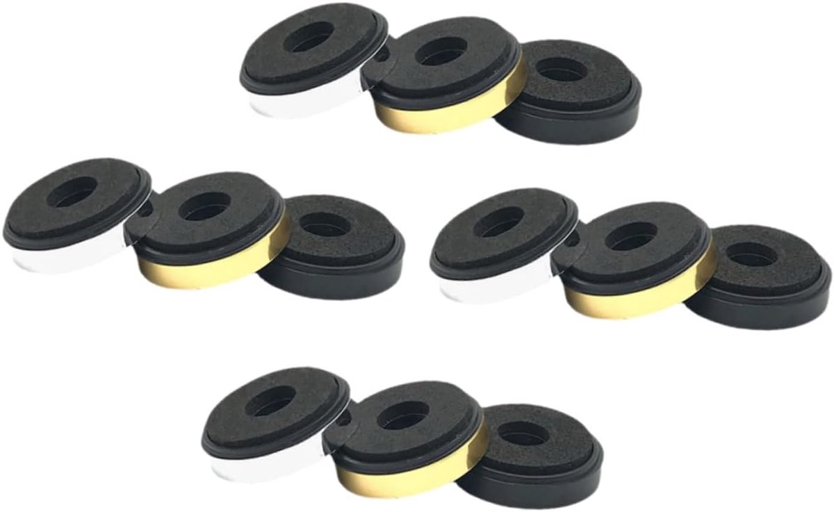 Isolatie Voetjes - Trillingsdempers - Audio Verbeteren - Schokabsorberend - 12 Stuks - Mix Kleuren
