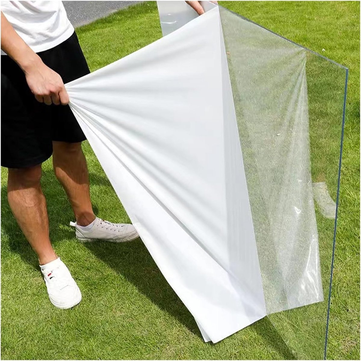 Polycarbonaat Plaat - PC Paneel - Dak Bedekken - Hoge Transparantie - 156 x 3 m - Transparant