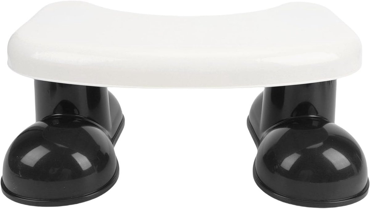 Toiletkruk - Toilettrap Ontlastingskruk - Betere Ontlasting - Antislip Design - 42x27x16 cm - Zwart