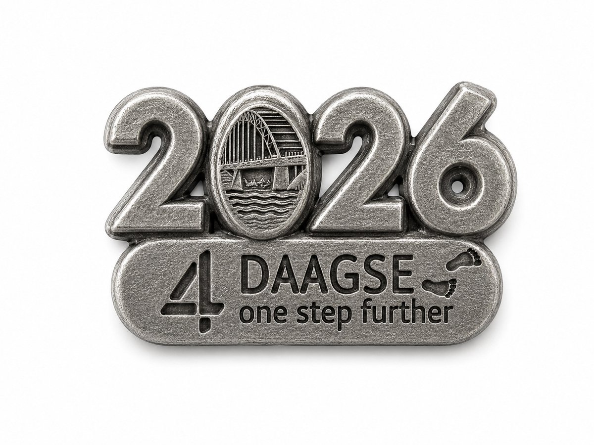 Pin / speld 4Daagse Nijmegen - 2026 - tin - Vierdaagse