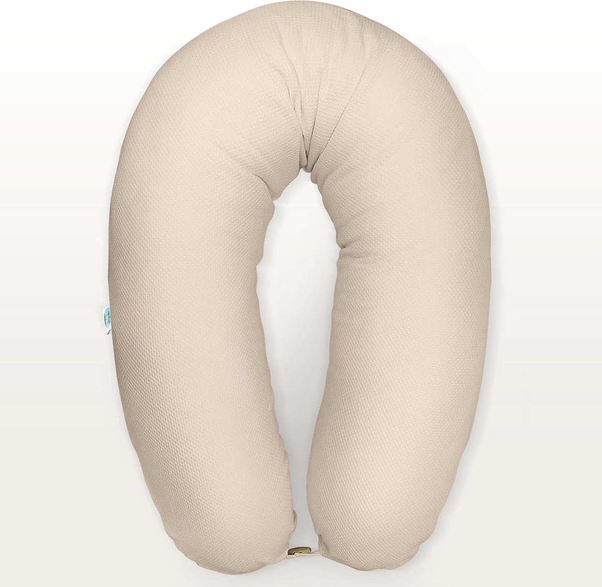 Borstvoedingskussen XXL - Zijslaper kussen - Comfortabel slapen - IGR-gecertificeerd - 190 x 30 cm - Beige