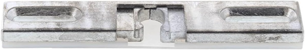 Balkondeursnapper Universeel - Terrasdeur Sluiting - Deuren Sluiten - Universele DIN-uitlijning - 988 x 17 mm - Zilver