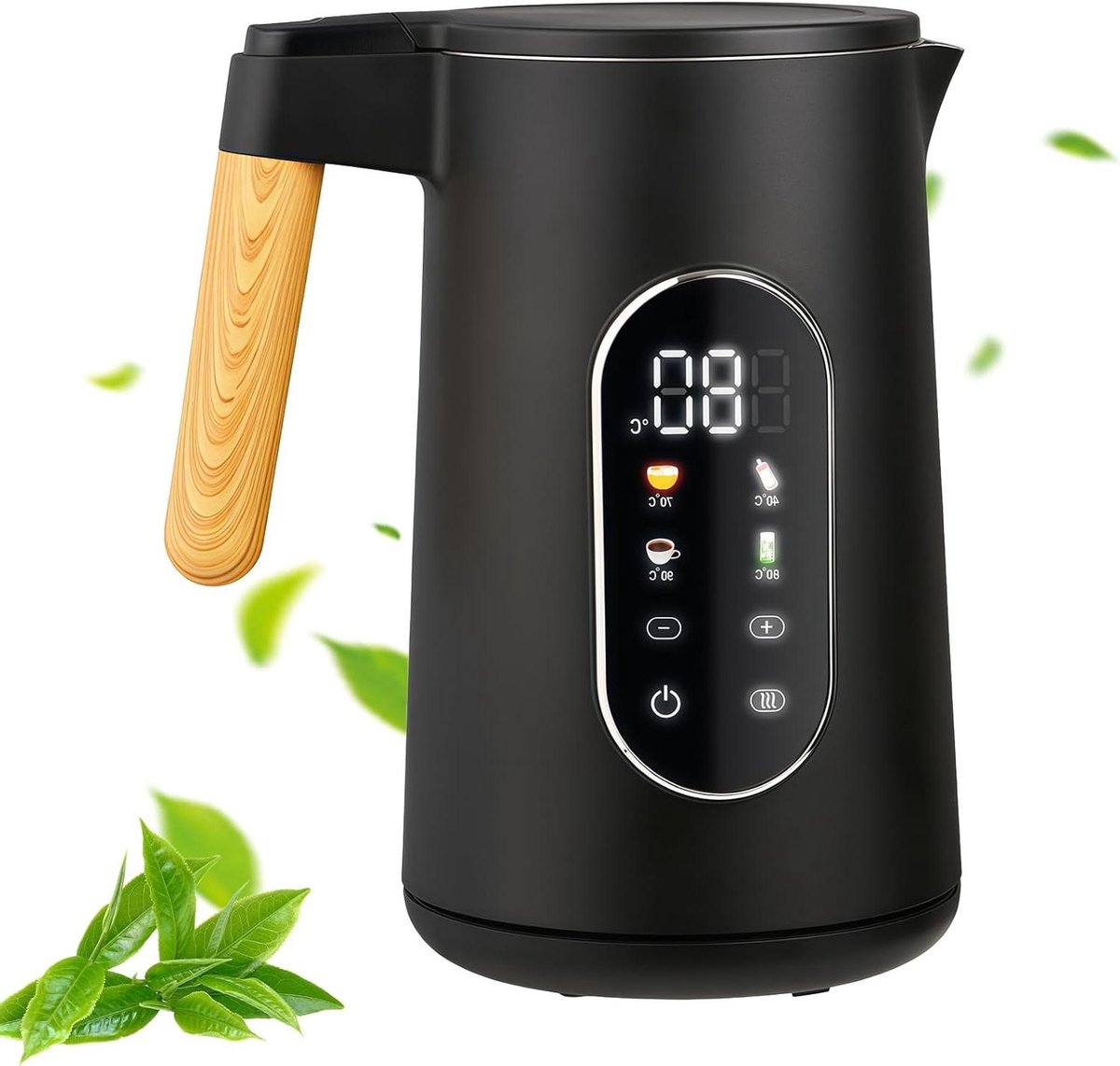 Waterkoker Roestvrij Staal - Waterketel Elektrisch - Thee Zetten - Instelbare Temperatuur - 17 Liter - Zilver