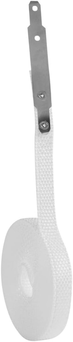 Rolluik Riem Reparatieset - Singel Reparatie Kit - Rolluiken Repareren - Zonder Kast te Openen - 43 m Lengte - Wit