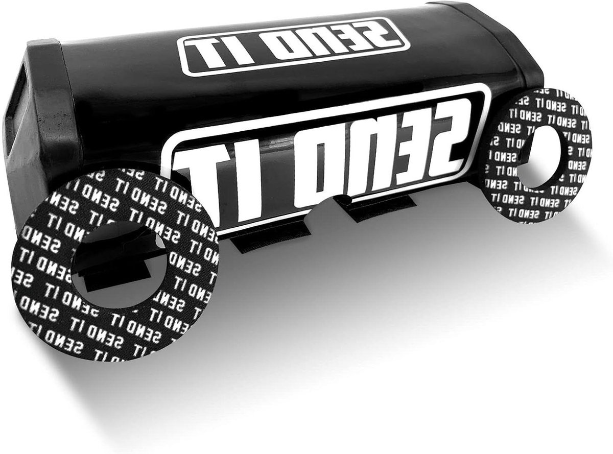 Stuur Pad - Crossbar Pad - Dirtbike Bescherming - Inclusief Donuts - 826 x 1334 cm - Zwart