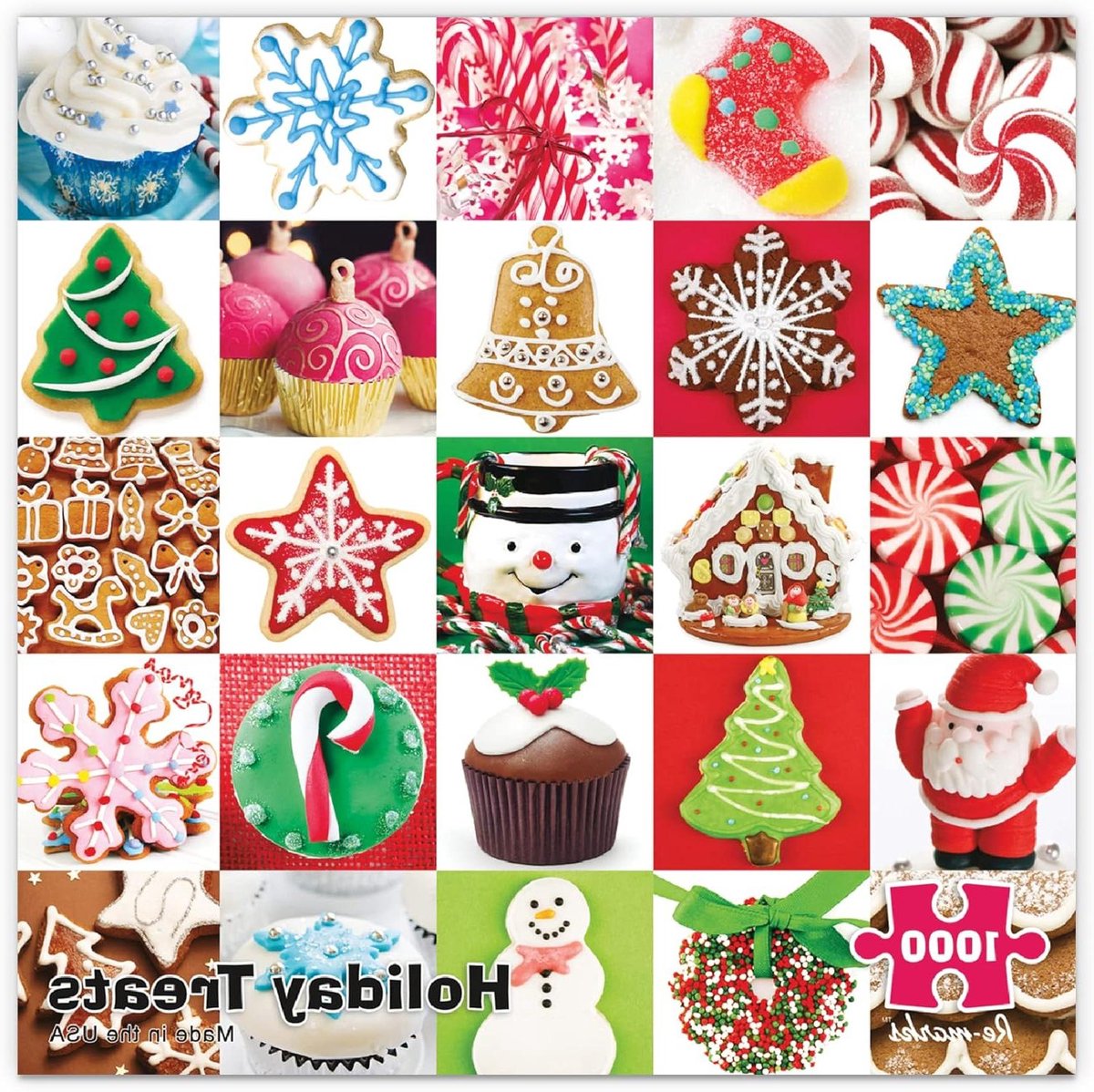 Kerstpuzzel 1000 stukjes - Legpuzzel winter - Ontspanning thuis - Educatieve doelen - 68 x 49 cm - Multicolor