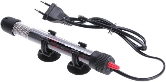 Aquarium Verwarmer - Verwarmingsstaaf - Tropisch Water - Automatische Uitschakeling - 50 Watt - Zwart