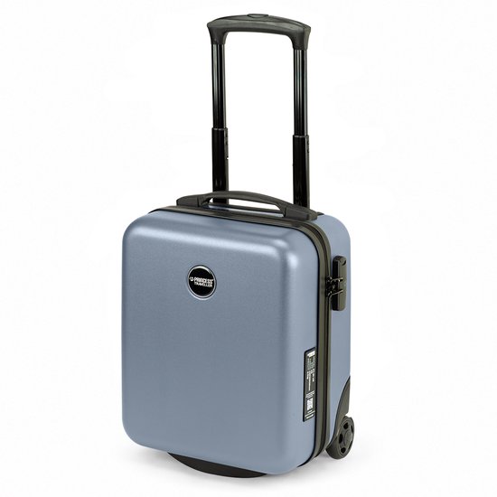 Princess Traveller PT-01 - Underseater - Handbagage koffer - 40x30x20 cm - Geschikt voor oa Transavia, TUI, Vueling & WizzAir - Platinum Navy - ABS