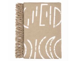 Sarong - Handgemaakte Pareo – Dames Heren - One Size - Beige Wit