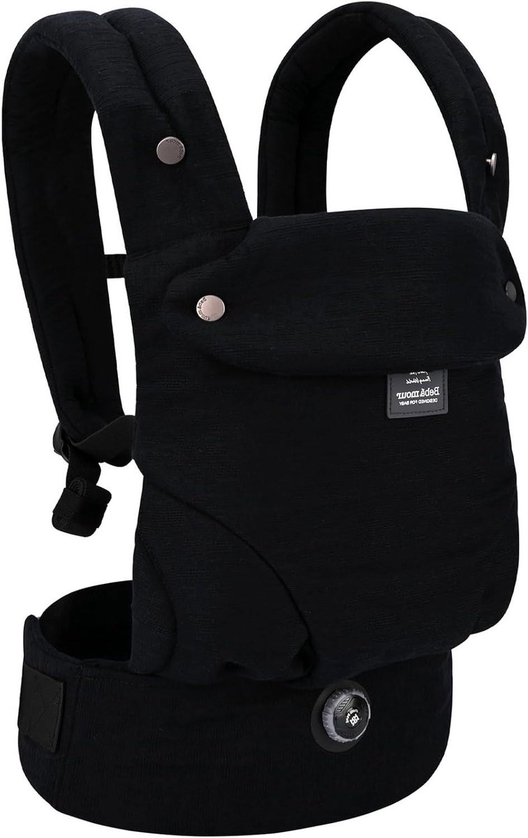 Draagzak Baby - Babydrager Draagdoek - Comfortabel Dragen - Ergonomisch Ontwerp - 3.2-14.5 KG - Zwart