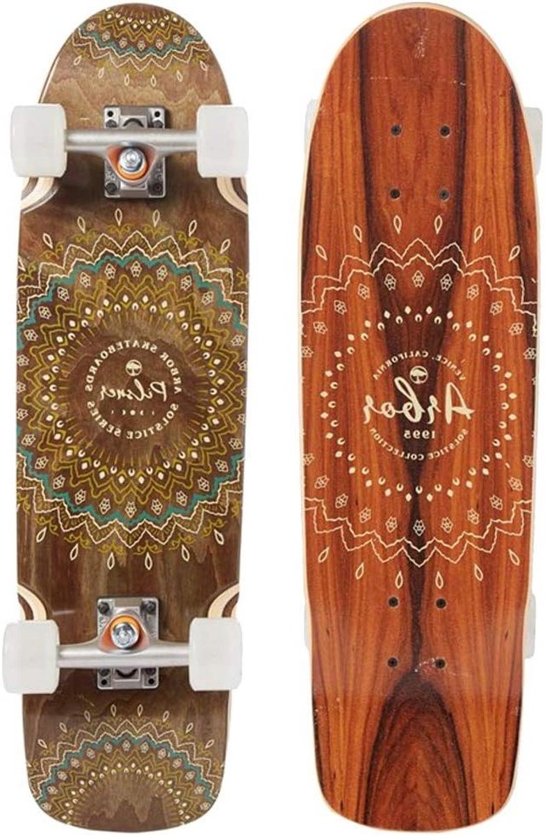 Skateboard Cruiser Compleet Board Stad Cruisen Speciaal Vrouwen Design 28.75 inch Multi