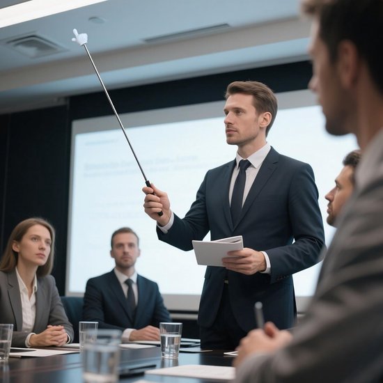 Uittrekbare Wijsstaaf - Telescoop Aanwijzer Vinger - Presentaties Geven - Flexibel Uittrekbaar - 21 tot 68 cm - Zwart — afbeelding 2