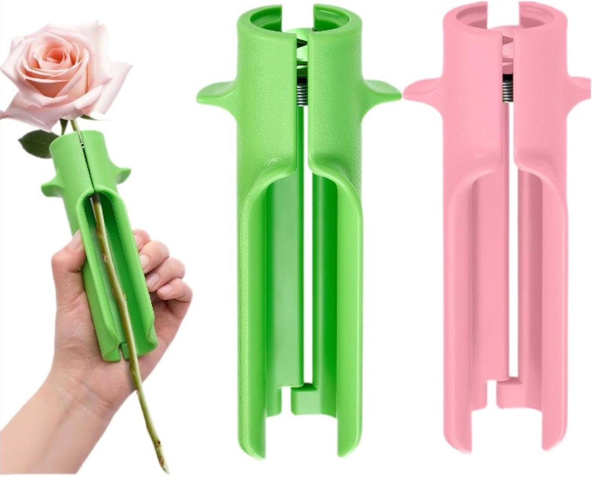 Doornverwijderaar Set - Rozen stripper blad - Bloemen Schikken - Snel en veilig doornen verwijderen - 2 stuks