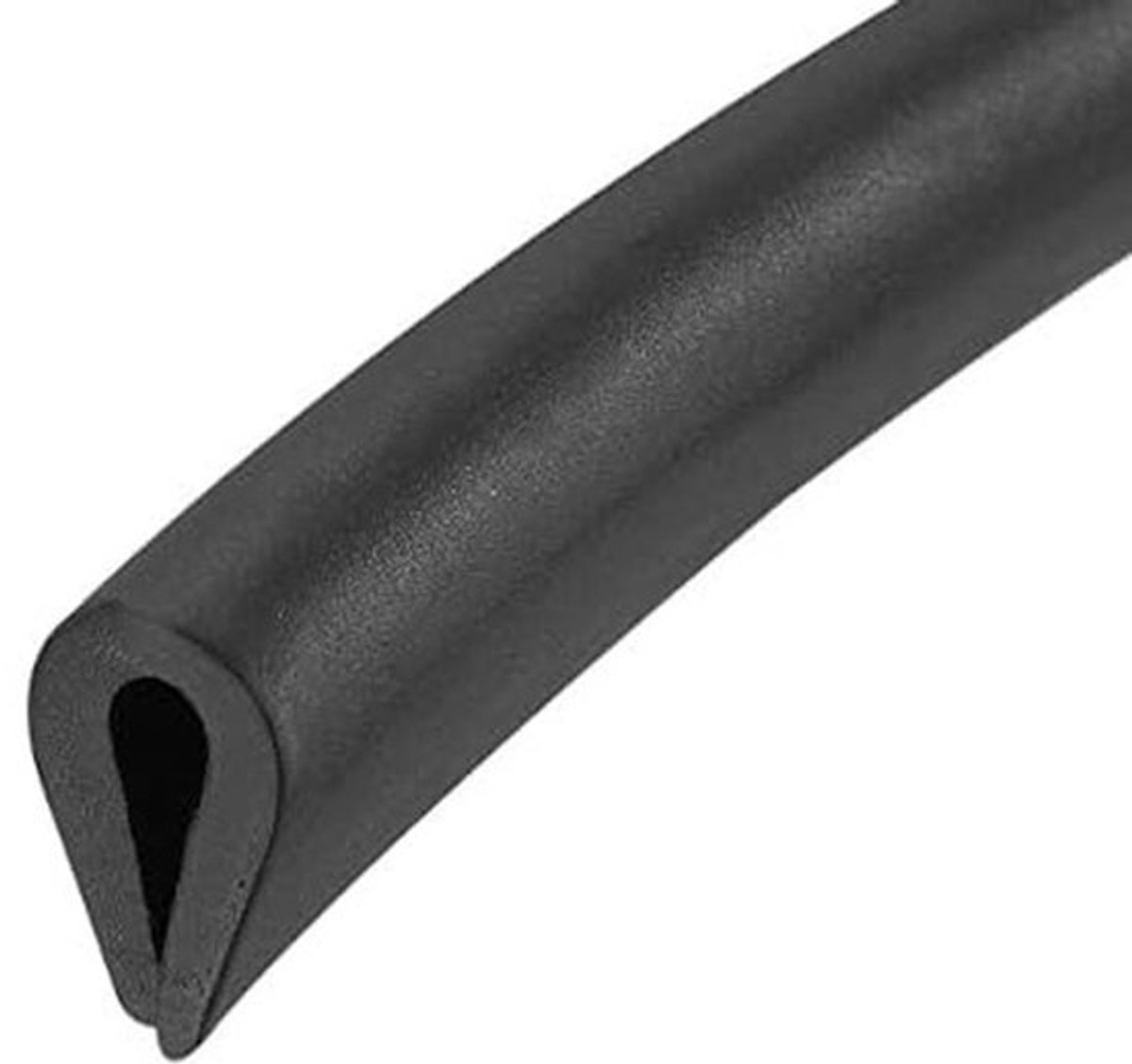 Vt products - U-afdichting - rubberen weerstrip - zwart
