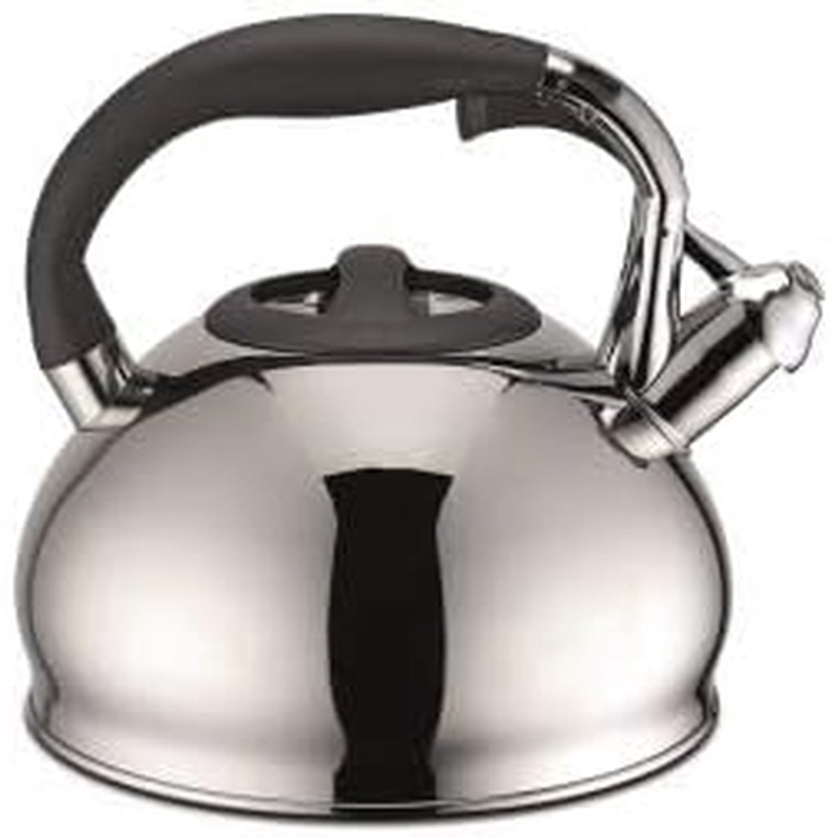Waterkoker RVS - Theepot Fluitketel - Water Koken - Geluidsignaal - 2.8 Liter - RVS