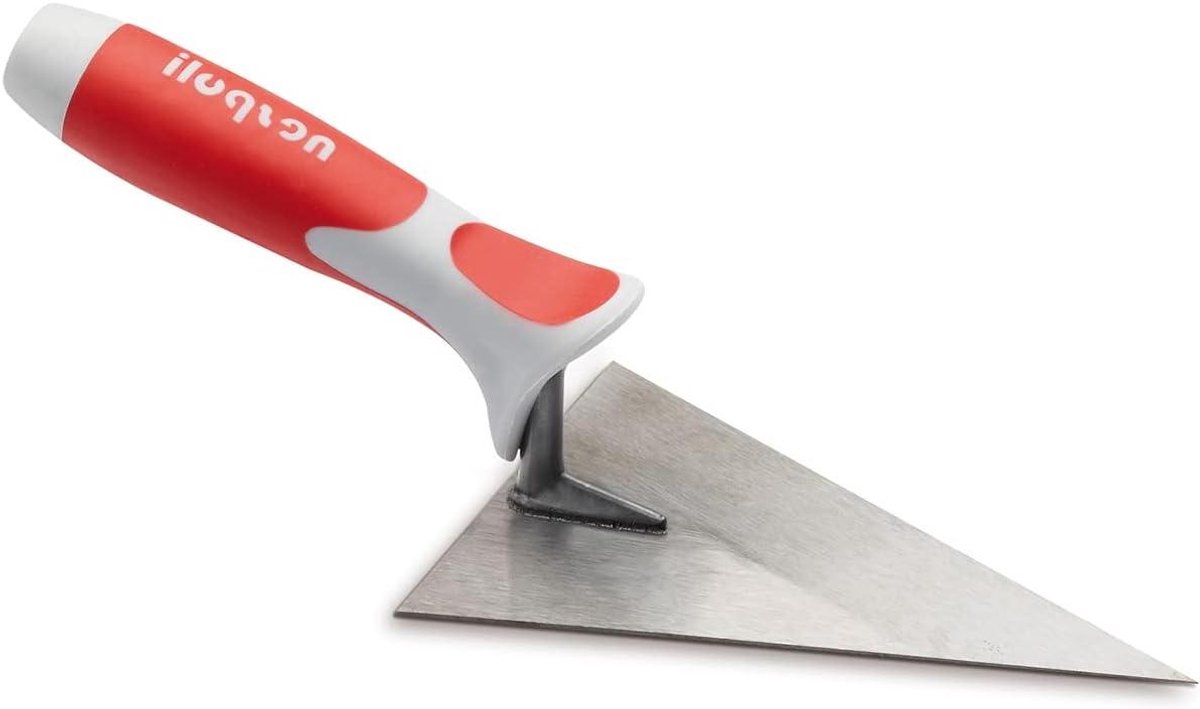 Troffel - Spaan punt - Klusser - AirTouch handvat - 14cm - Meerkleurig