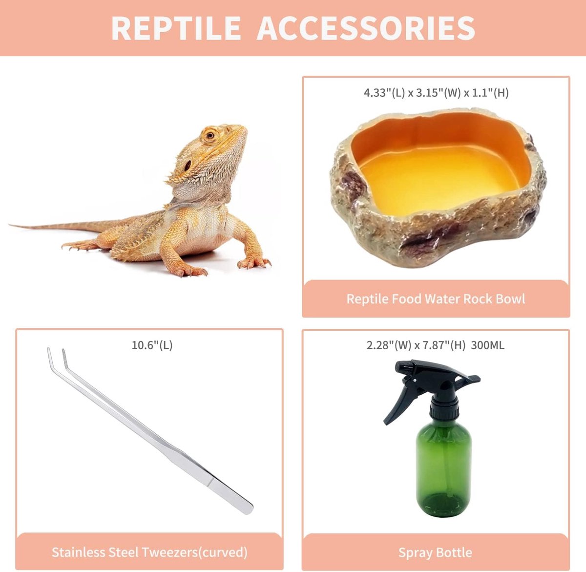 Growth Terrarium Complete set, 50 x 25 x 27 cm faunarium voor slakken, insecten, waterschildpadden, vogelspinnen, springspinnen, luipaard gekko, bebaarde draak, kikker, aquarium, emietkreeften thumbnail 6