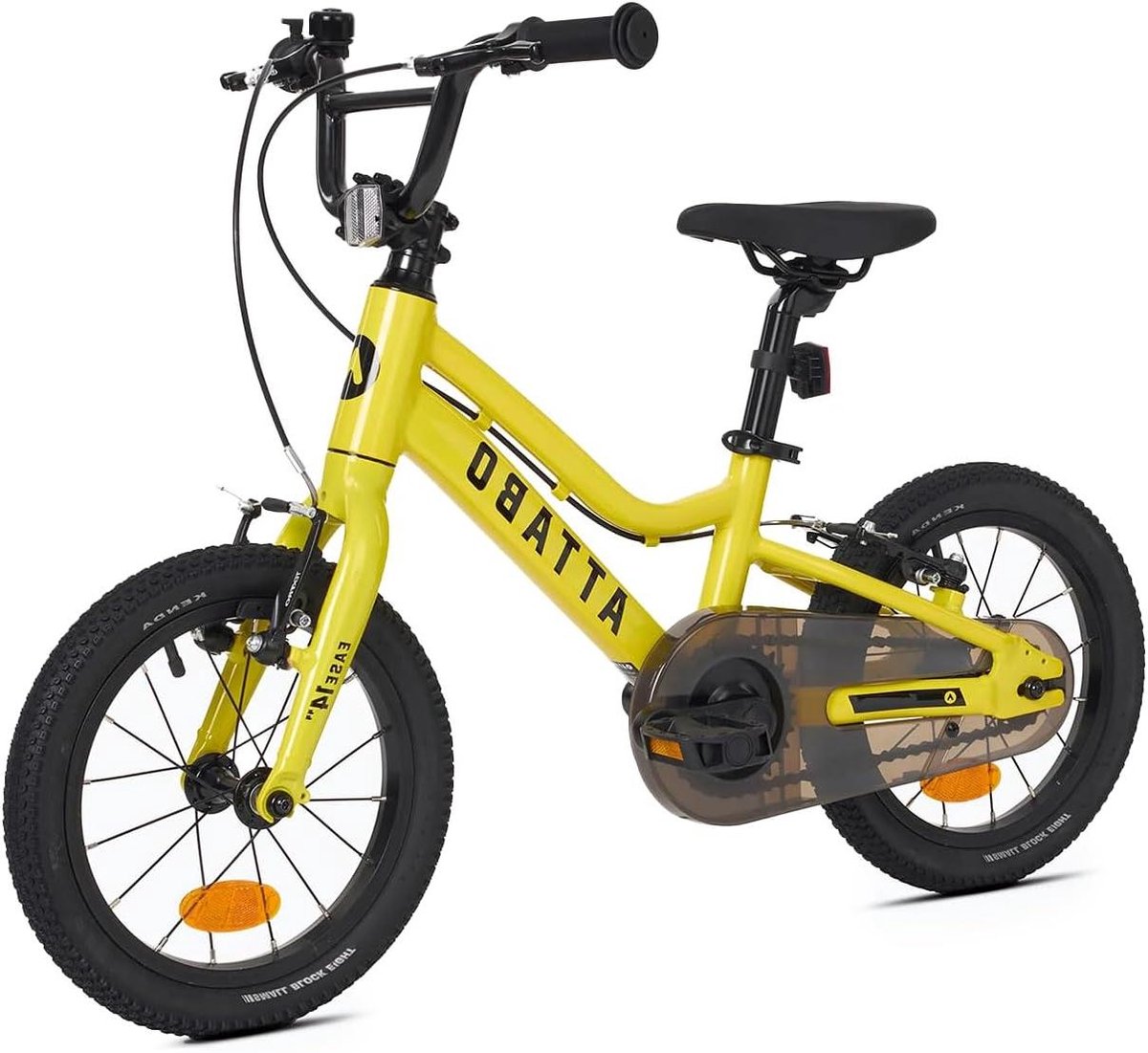 Kinderfiets - Loopfiets - Leren Fietsen - Licht Aluminium Frame - 14 Inch - Geel