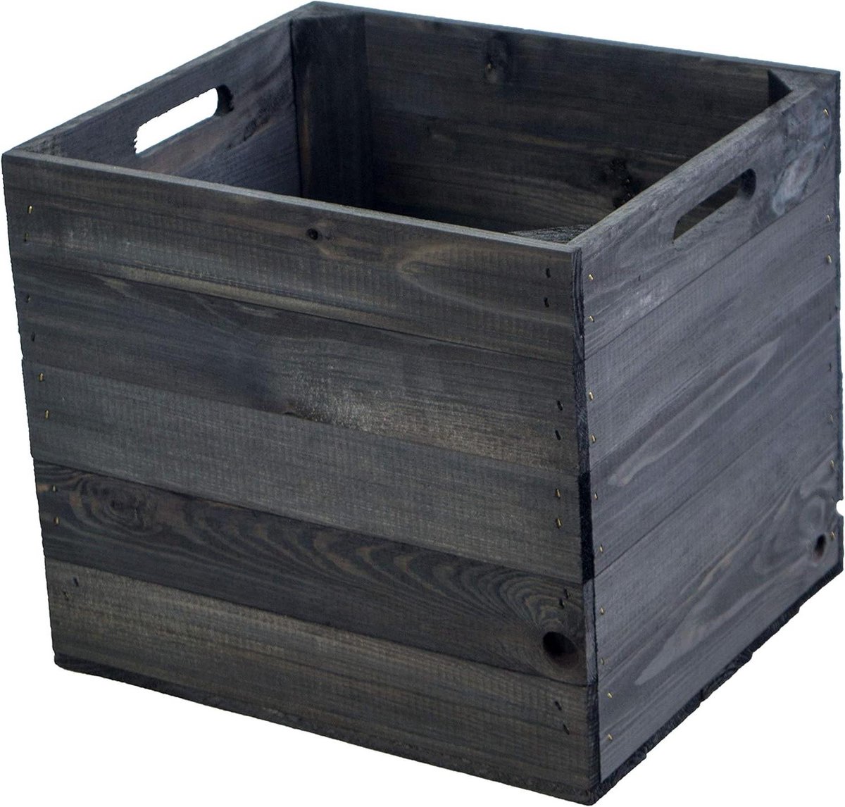 Houten opbergkist - Opbergdoos rek - Ruimte organiseren - Perfecte pasvorm - Set van 4 - Naturel